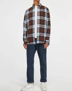 Best Gant Chemise Regular Fit Pop à carreaux marron/multicolore