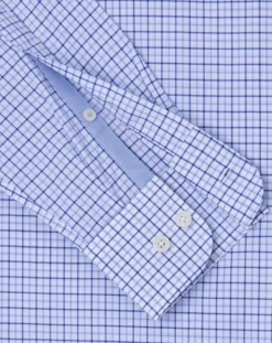 Homme Hackett London Chemise Regular Fit vichy tricolore bleue