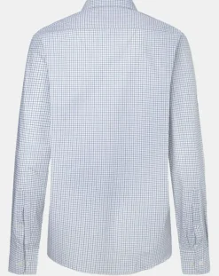 Homme Hackett London Chemise Regular Fit vichy tricolore blanc/kaki