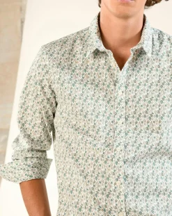 Online Harris Wilson Chemise regular Nancy en Popeline imprimée blanc /multicolore