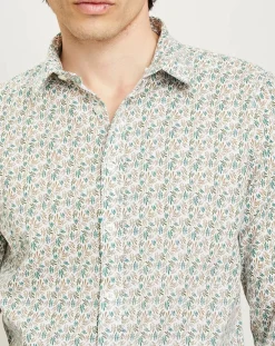 Online Harris Wilson Chemise regular Nancy en Popeline imprimée blanc /multicolore