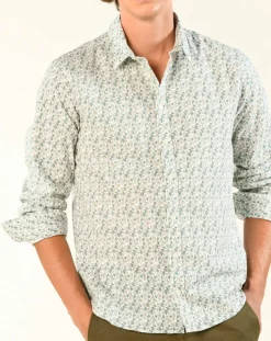 Online Harris Wilson Chemise regular Nancy en Popeline imprimée blanc /multicolore