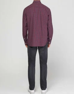 Homme Marc O'Polo Chemise regular Pocket carreaux rouge/bleu/blanc