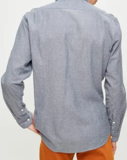 Homme Marc O'Polo Chemise regular Stretch bleu chiné