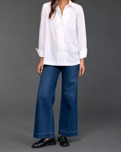 Hot Lauren Vidal Chemise Risa blanche