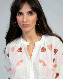 Femme An'ge Chemise Sapy ecrue