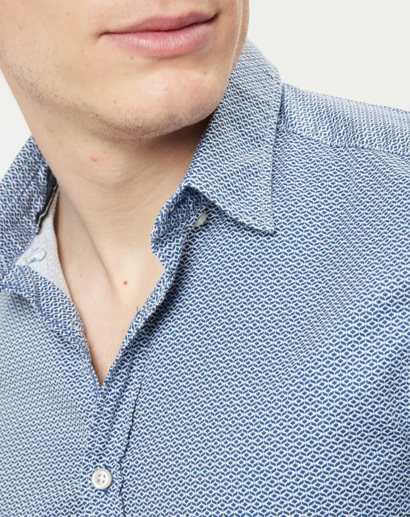 Homme Marc O'Polo Chemise shapped fit bleue