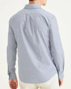 Dockers Chemise Slim Alpha Icon imprimée bleue