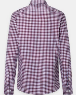 Discount Hackett London Chemise Slim Fit à carreaux vichy rouge/blanc