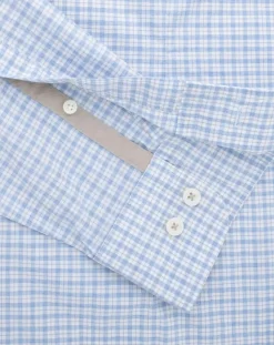 Sale Hackett London Chemise Slim Fit à carreaux bleue