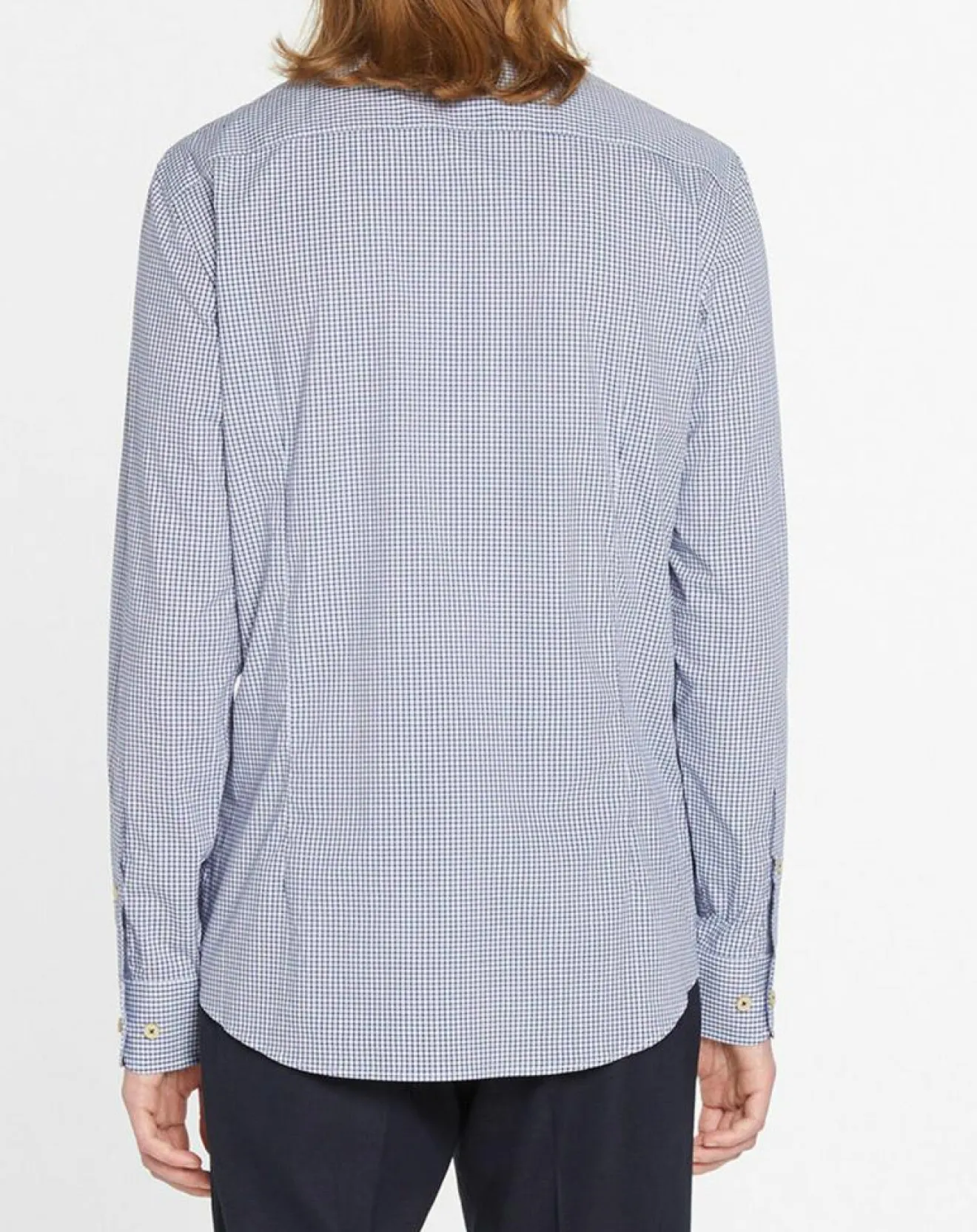 Femme Hackett London Chemise Slim Fit carreaux bleue