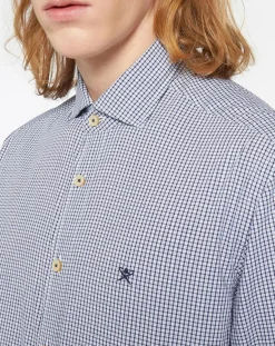 Femme Hackett London Chemise Slim Fit carreaux bleue