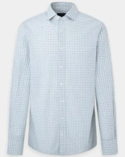 Homme Hackett London Chemise Slim Fit à carreaux vert/multicolore