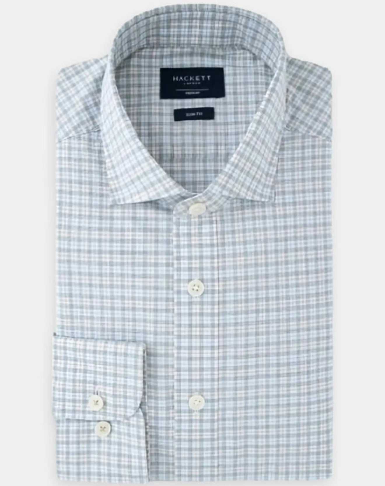 Homme Hackett London Chemise Slim Fit à carreaux vert/multicolore