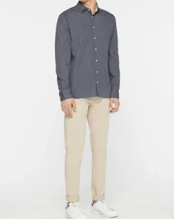 Homme Hackett London Chemise Slim Fit à imprimé fantaisie bleu foncé