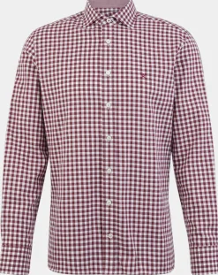 Hot Hackett London Chemise Slim Fit à imprimé vichy rouge/blanc