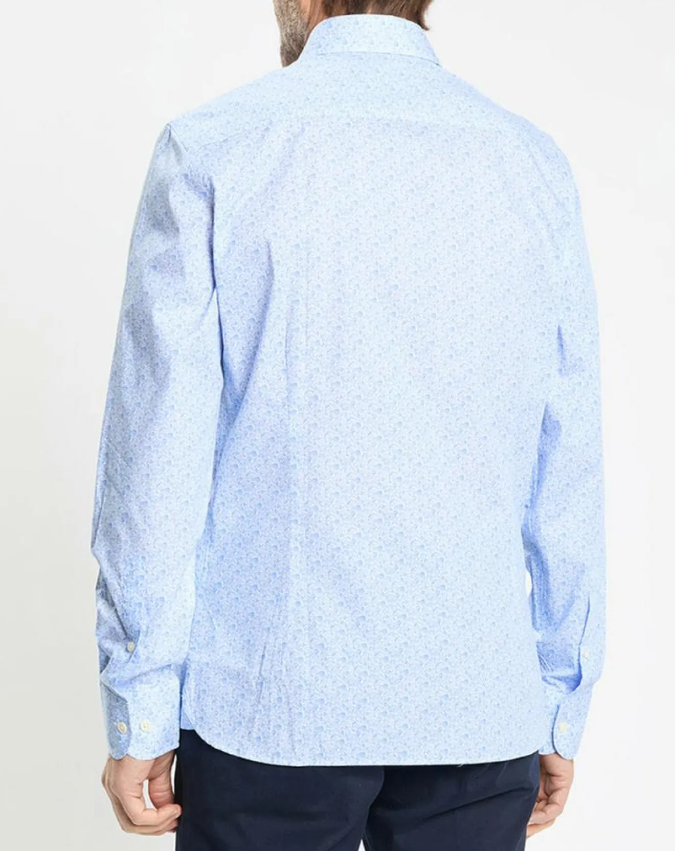 Online Hackett London Chemise Slim Fit à imprimé coquillage bleu ciel