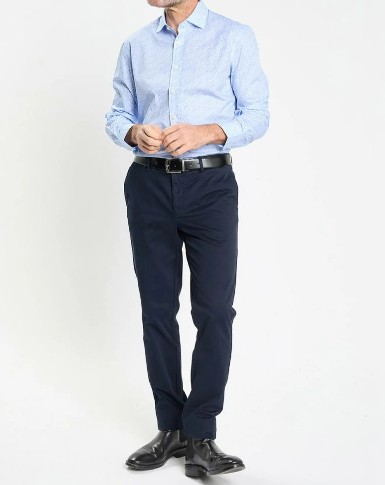 Online Hackett London Chemise Slim Fit à imprimé coquillage bleu ciel