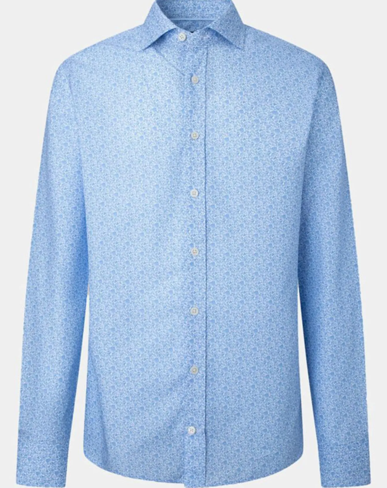 Online Hackett London Chemise Slim Fit à imprimé coquillage bleu ciel