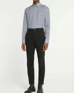 Homme Hackett London Chemise Slim Fit à imprimé floral bleue