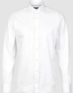 Homme Hackett London Chemise Slim Fit à pois blanche