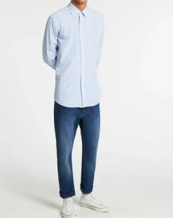 Best Hackett London Chemise Slim Fit à rayures bleue