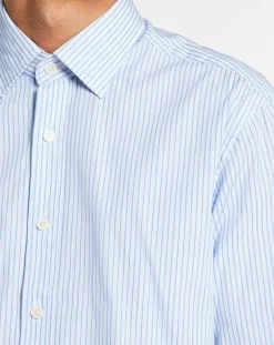 Best Hackett London Chemise Slim Fit à rayures bleue