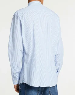 Best Hackett London Chemise Slim Fit à rayures bleue