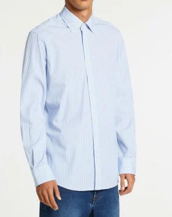 Best Hackett London Chemise Slim Fit à rayures bleue