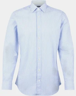 Best Hackett London Chemise Slim Fit à rayures bleue