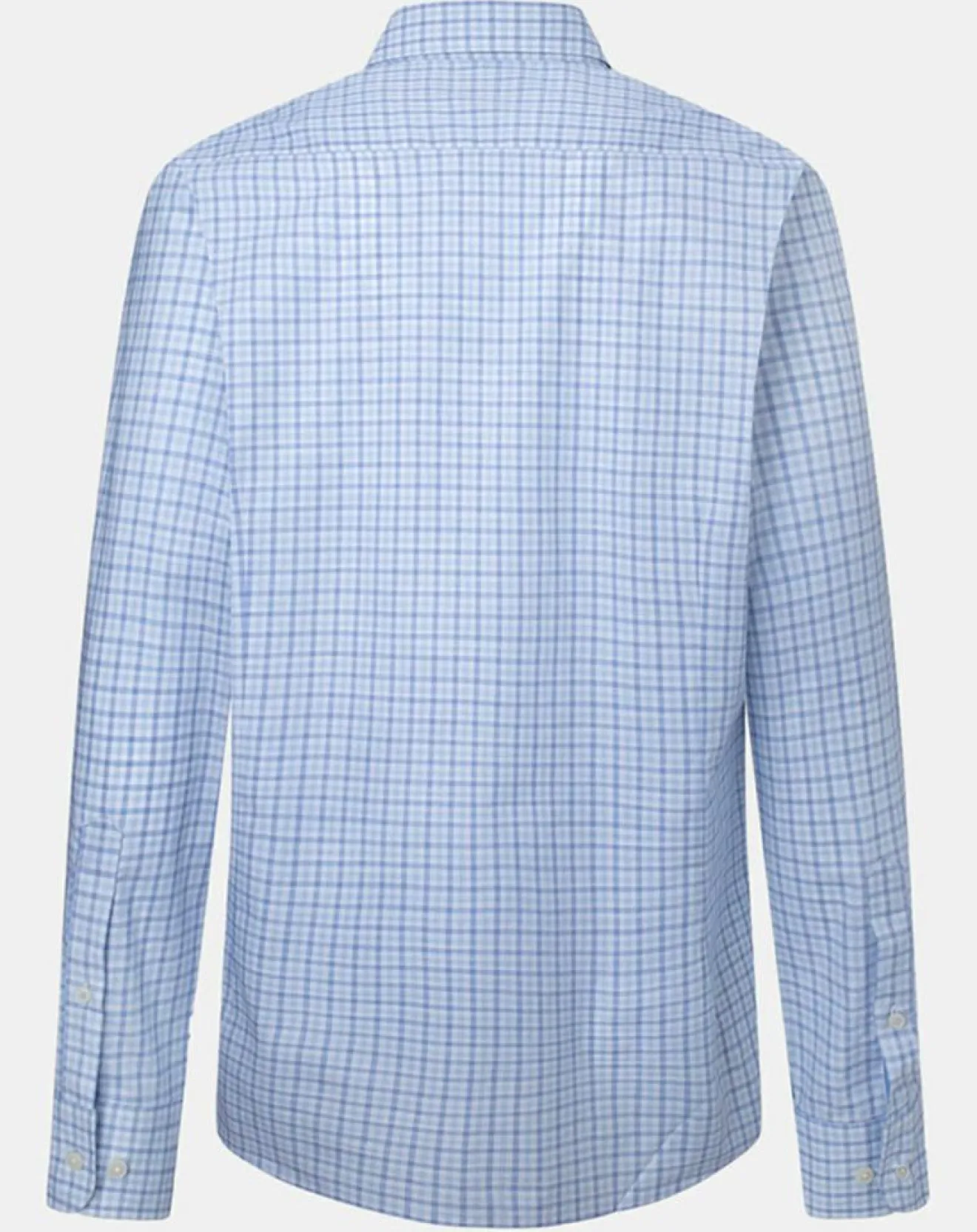 Homme Hackett London Chemise Slim Fit à vichy tricolore bleu ciel