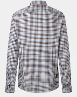 Homme Hackett London Chemise Slim Fit en Flanelle Vichy multicolore