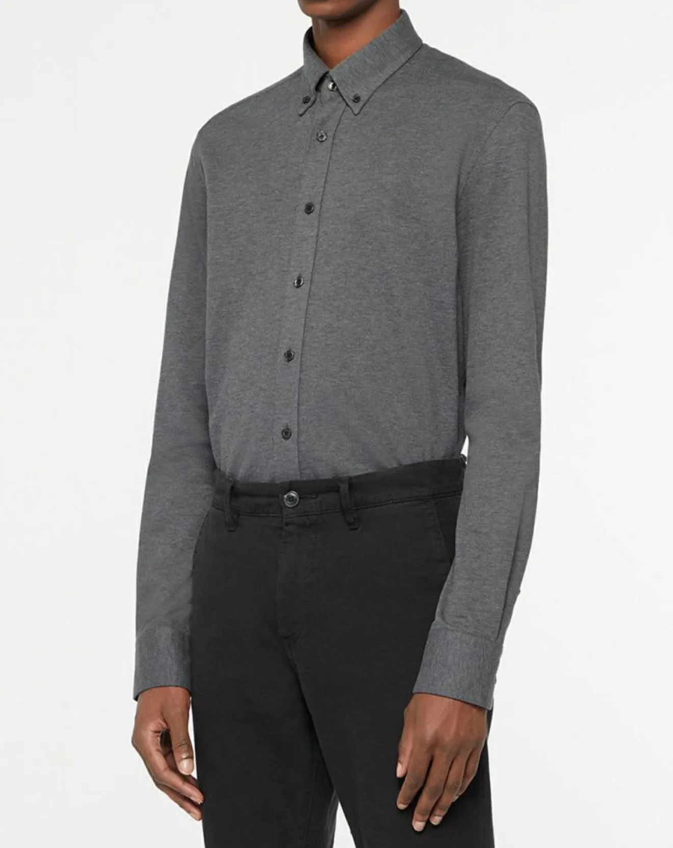 Hackett London Chemise Slim Fit gris moyen