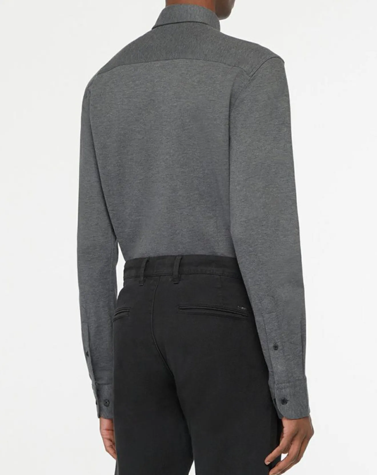 Hackett London Chemise Slim Fit gris moyen