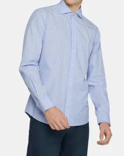 Sale Hackett London Chemise Slim Fit imprimée bleue