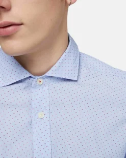 Sale Hackett London Chemise Slim Fit imprimée bleue