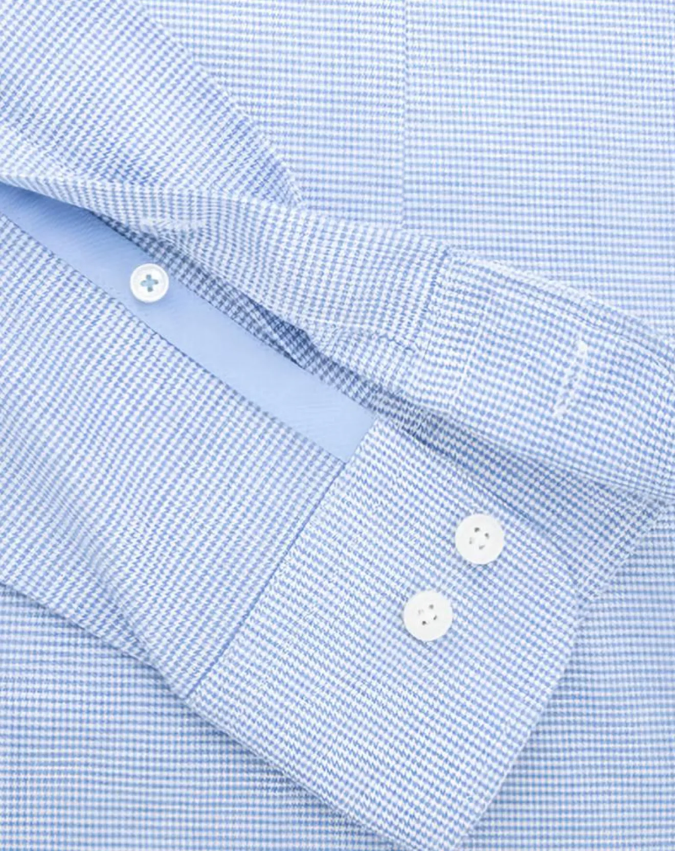 Homme Hackett London Chemise Slim Fit imprimée Pied-de-Poule bleu/blanc