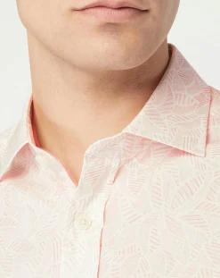 Outlet Hackett London Chemise Slim Fit imprimée rose clair