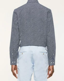 Best Hackett London Chemise Slim Fit imprimée bleue