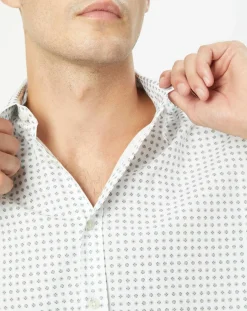 Best Hackett London Chemise Slim Fit imprimée foulard blanche