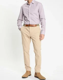 New Hackett London Chemise Slim Fit imprimée gris/bordeaux