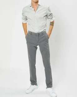 New Hackett London Chemise Slim Fit imprimée beige/kaki