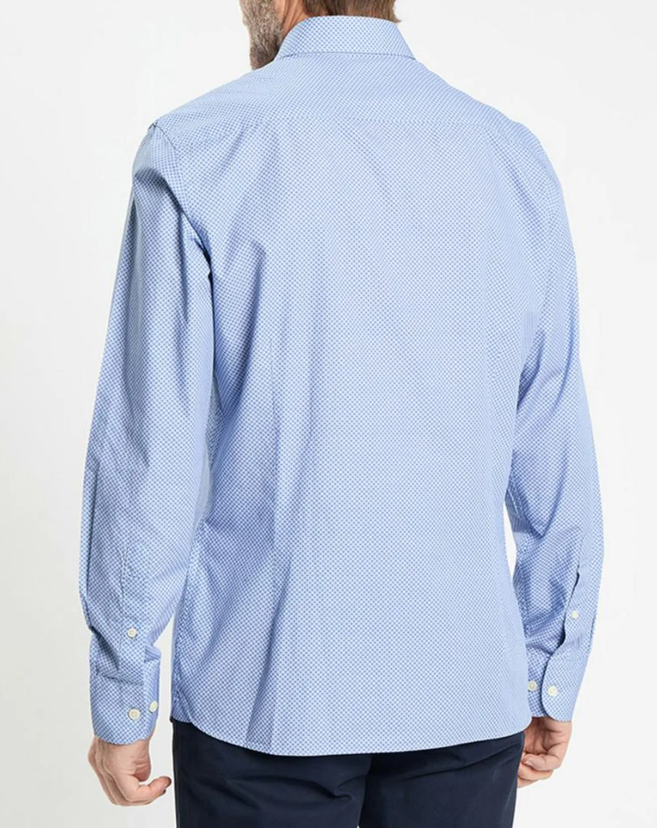 Clearance Hackett London Chemise Slim Fit imprimée bleue