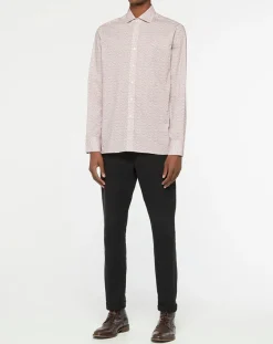 Outlet Hackett London Chemise Slim Fit imprimée blanc/multicolore