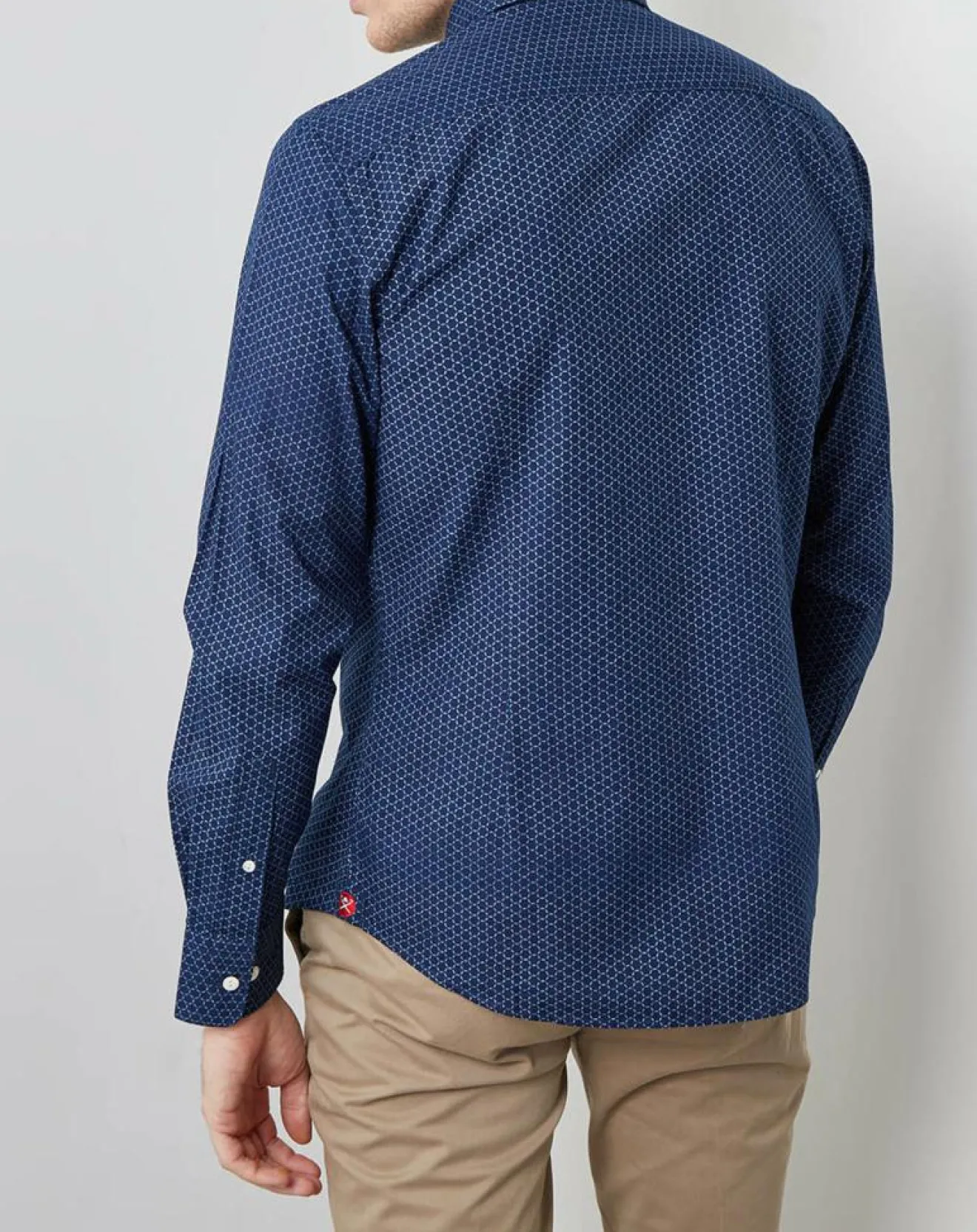 Homme Hackett London Chemise Slim Fit Made in Japan motifs bleu marine/bleu