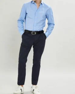 Homme Hackett London Chemise Slim Fit micro imprimé bleu ciel