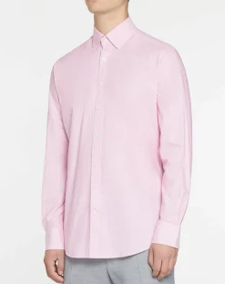 Sale Hackett London Chemise Slim Fit Milleraie Oxford blanc/rose