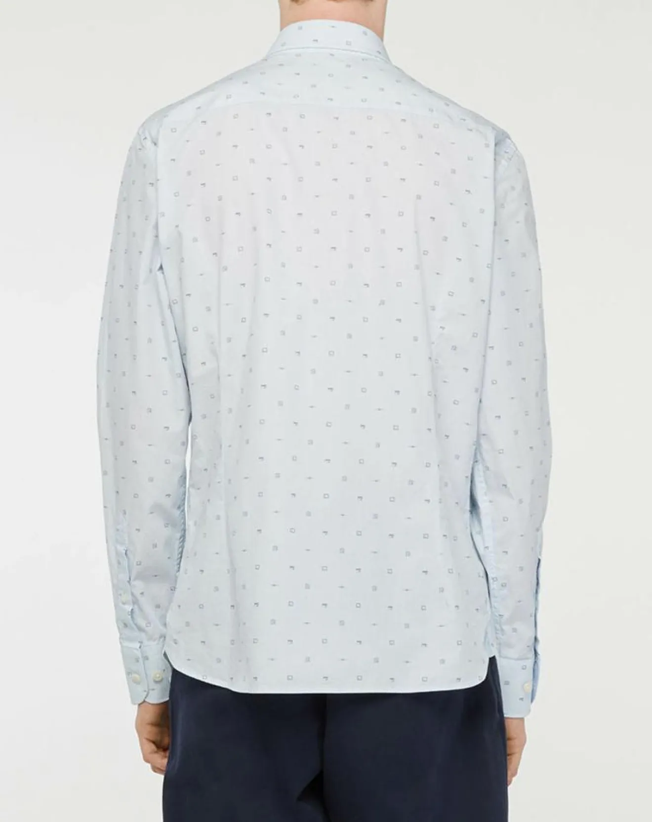 Online Hackett London Chemise Slim Fit Mix Travel imprimée bleu clair