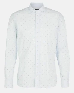 Online Hackett London Chemise Slim Fit Mix Travel imprimée bleu clair