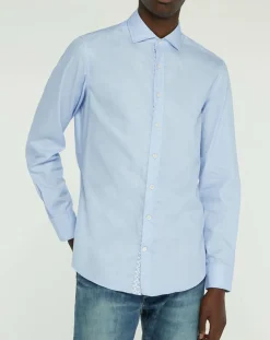 Hot Hackett London Chemise Slim Fit Oposit Arabesk bleu clair